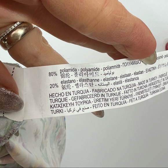 Zara Floral One Shoulder Romper - Picture 8 of 10